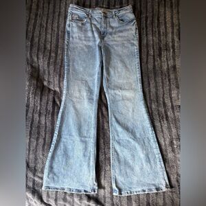 Classic Light Blue Flare Jeans